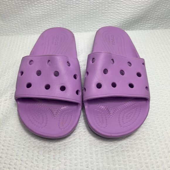 Crocs Iconic Comfort Purple 8M 10W - Picture 1 of 5
